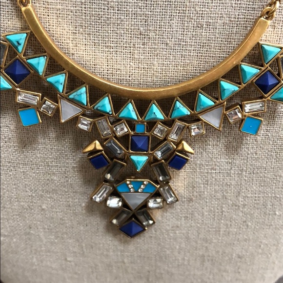 Stella &Dot Stone Tile Necklace - Picture 2 of 4